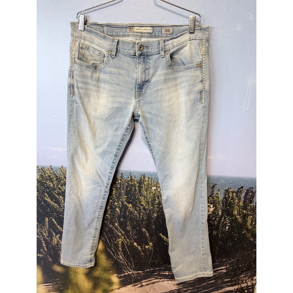 BKE Jeans‎ Mens 36R Light Blue Carter Straight Stretch  Y2K